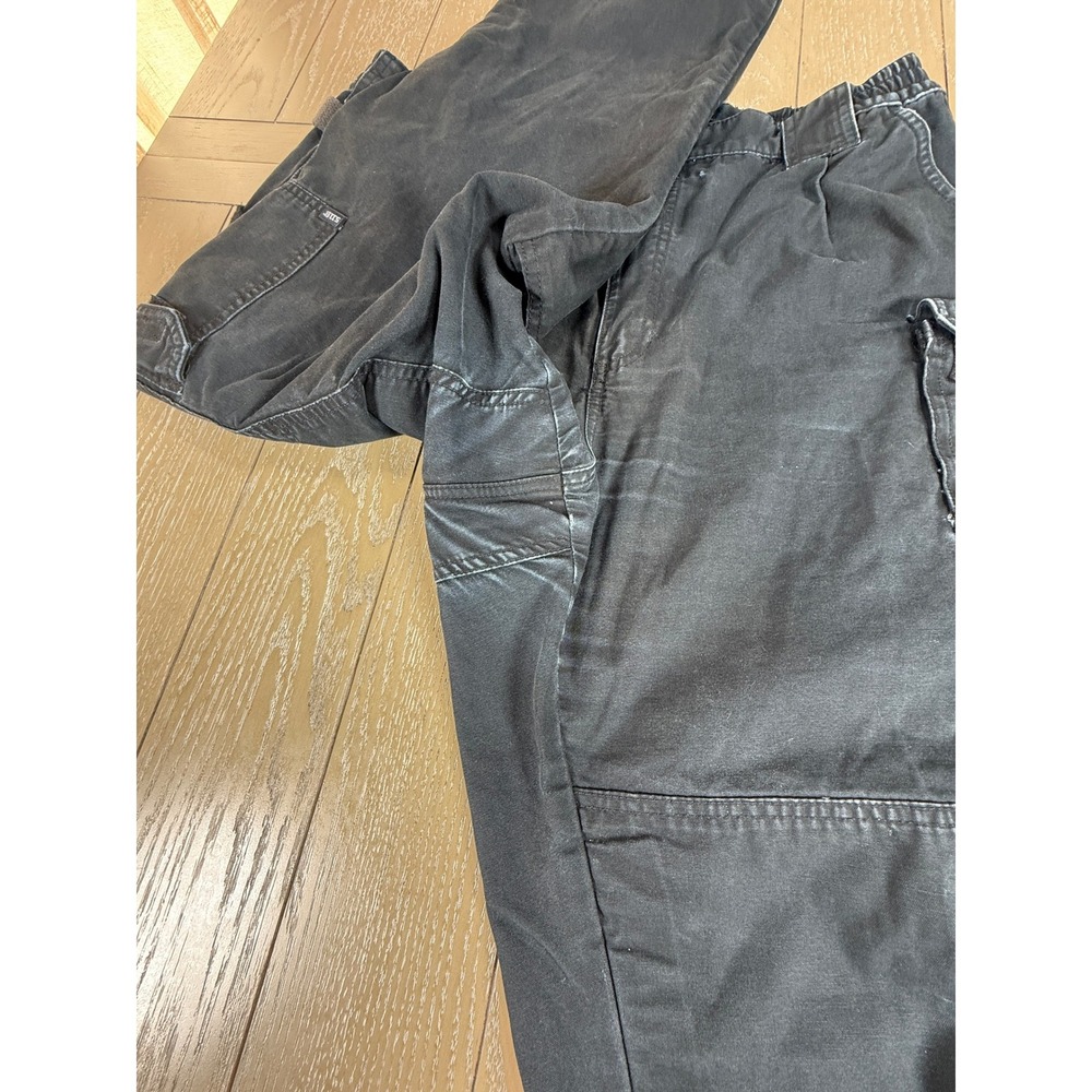 5.11 Tactical Cargo Pants Mens 38x30 Black Utility Work Duty Pants Canvas - Picture 8 of 16